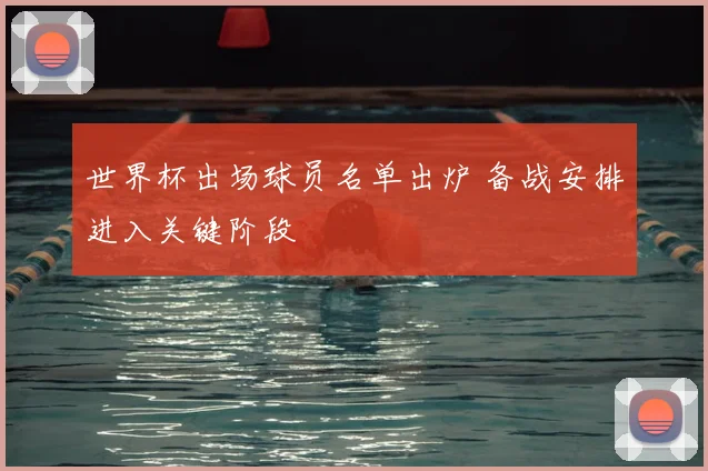 世界杯出场球员名单出炉 备战安排进入关键阶段