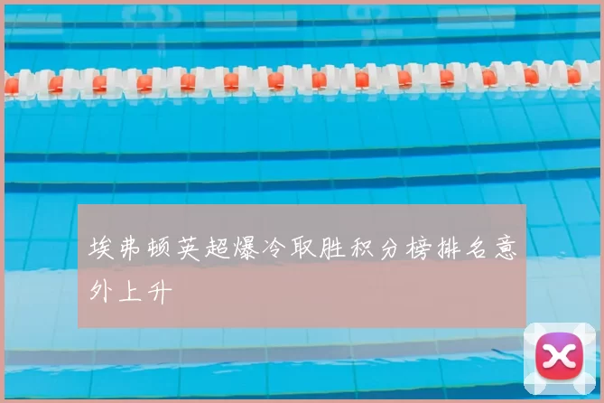 埃弗顿英超爆冷取胜积分榜排名意外上升